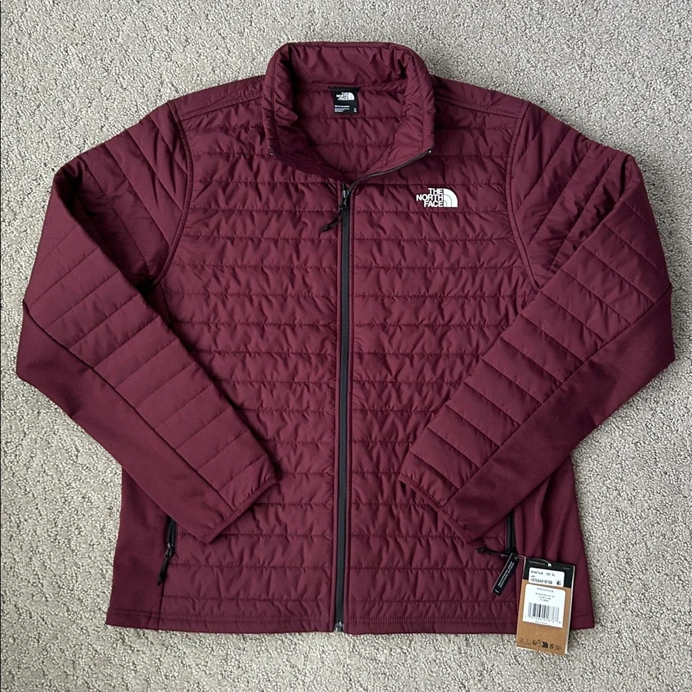 North Face Canyonlands Hybrid Puffer Jacket in Alpine Plum Men's Size XL NEW
